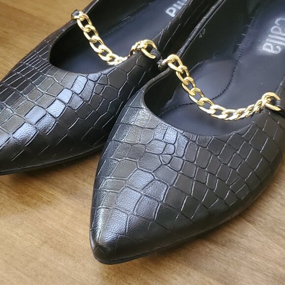 Calla | Flats | Black | Size EU40 (US9.5) - Picture 8 of 8